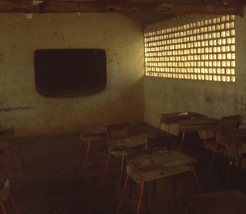 DW worked with OMA (Angola women's organization) on this project to build latrines.