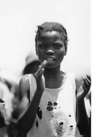 The poverty of the dislocated is extreme; clothing is especially difficult to obtain; particularly for orphans