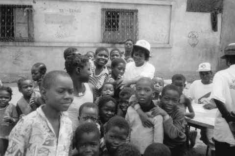 Internally displaced peoples' camp and health promotion project. 