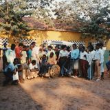 Workshop for building mobility aids for handicapped individuals. 
Workshop for building mobility aids for disabled individuals; run in partnership with the Angola Secretariat of State for Social Affairs (SEAS).